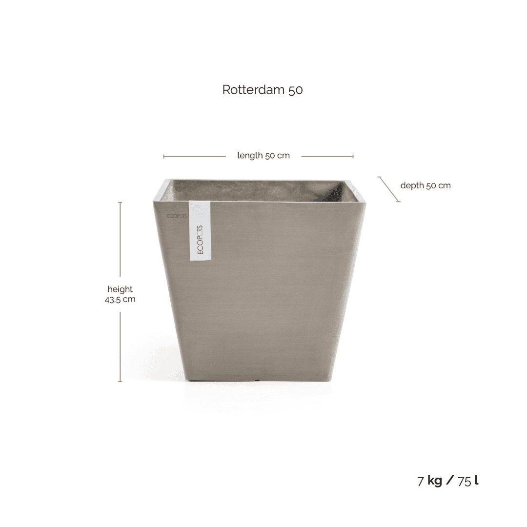 Ecopots Rotterdam Taupe, alternative view